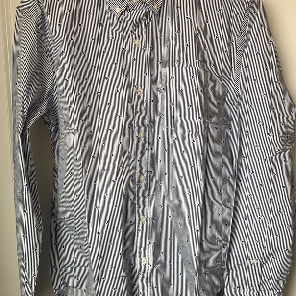 Bonobos Other - Bonobos shirt Men's Large Slim Fit Blue Long Sleeve Skier Print